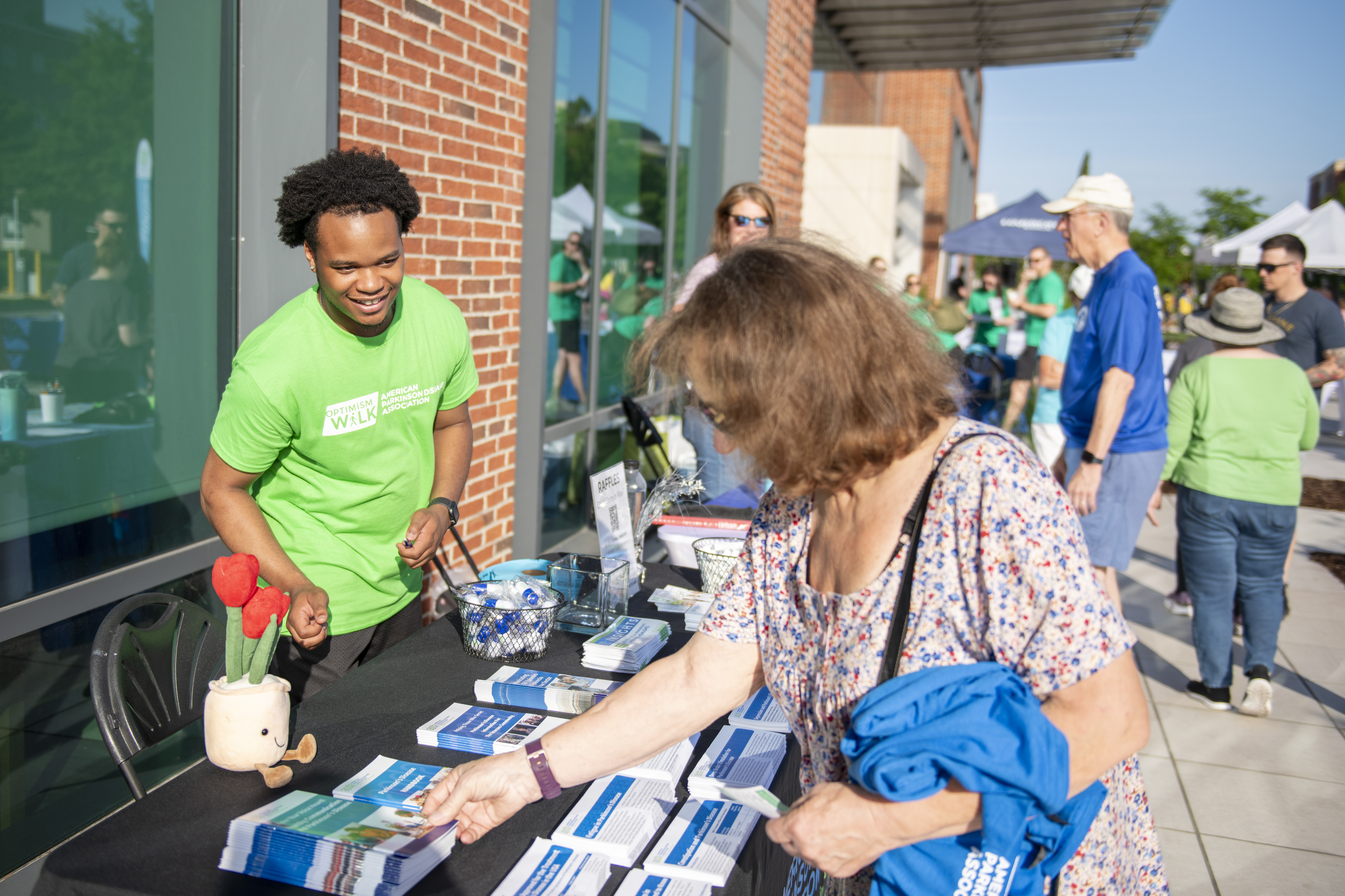 Volunteer for APDA Virginia providing education for Parkinson's