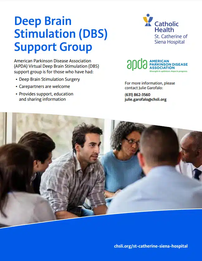DBS Support Group Flyer
