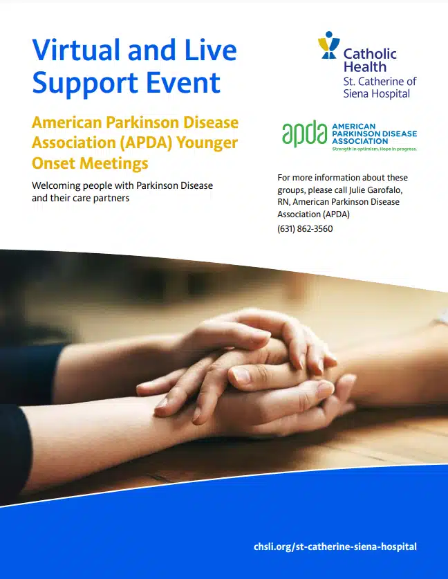 Virtual and Live Support Event Flyer