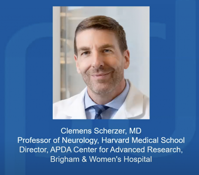 Dr. Gilbert Hosts: Genetics and PD with Dr. Clemens Scherzer MD