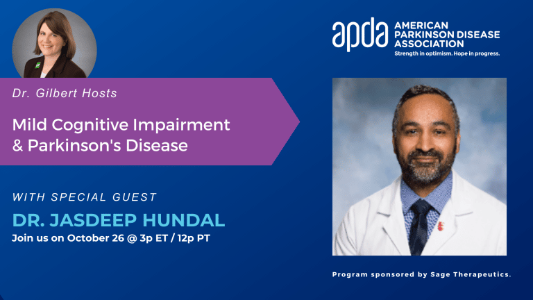 Dr. Gilbert Hosts: Mild Cognitive Impairment & Parkinson’s