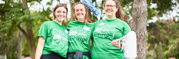 3 woman from a corporate event