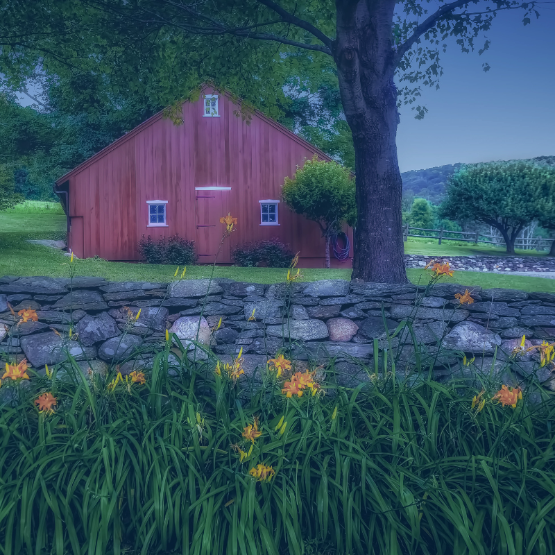 Donation Monthly to the APDA Connecticut Chapter -  Image of a farm in Litchfield Connecticut