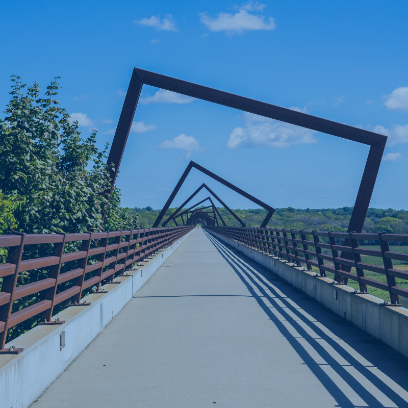 One time donation to the APDA Iowa Chapter - Image of High Trestle Trail 