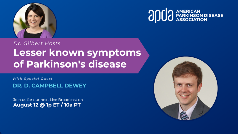 Dr. Gilbert Hosts: Lesser known symptoms of Parkinson’s disease