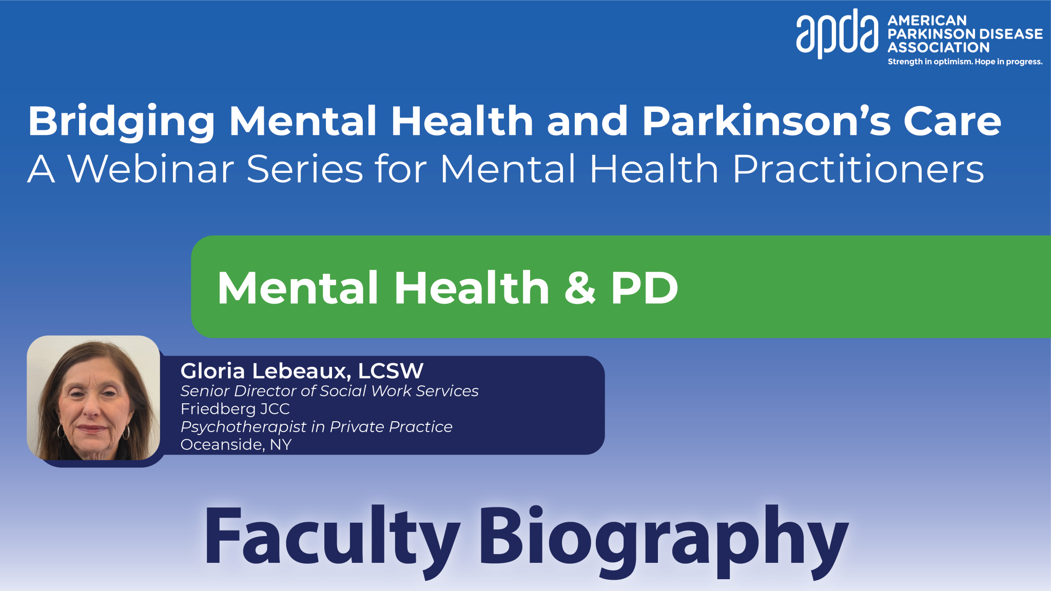 Faculty Biography